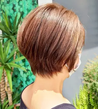 ショート 田中 美沙のヘアスタイル