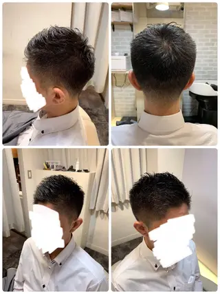 ショート パーマ メンズ LAVIE NEW STANDARD BARBER 秋葉原/神田店所属・LAVIE 秋葉原店のヘアスタイル