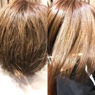 ショートヘア💫 ハイトーン西田拓馬のヘアスタイル