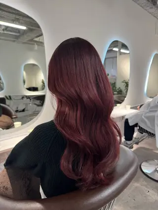 ロング カラー 新宿/ハイトーン/ レイヤー/サカキのヘアスタイル