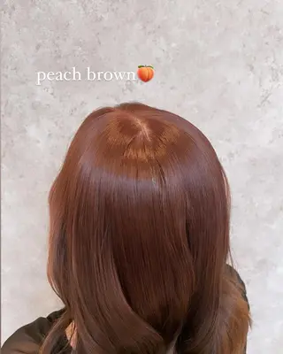 セミロング カラー ミディアムヘア Chifumiのヘアスタイル