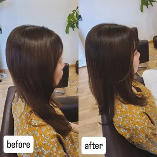 ロング シ マのヘアスタイル