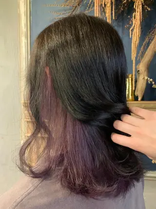 セミロング カラー レイヤー/髪質改善 SAKIのヘアスタイル