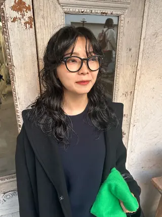 ミディアム パーマ お任せヘア☘️☘️ 及川渚のヘアスタイル