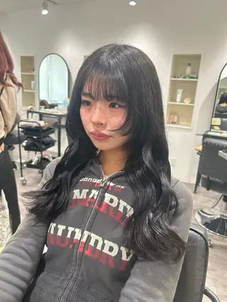 ロング カラー ヘアアレンジ cocotte 💟草間紫音💟のヘアスタイル