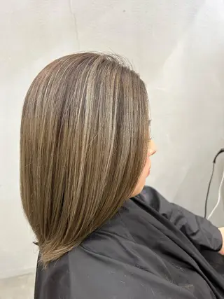 ミディアム カラー N/デザインカラー 🌿ナギのヘアスタイル