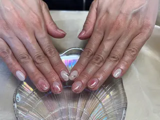ショート カラー ネイル L·COCO Nail所属・L♡ COCO nailのネイルデザイン