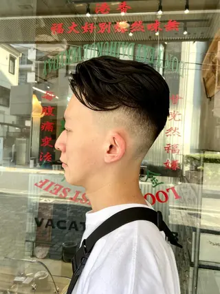 ミディアム パーマ メンズ FM【エフエム】HAVANA所属・💈圧倒的メンズ特化 明大前美容師💈のヘアスタイル