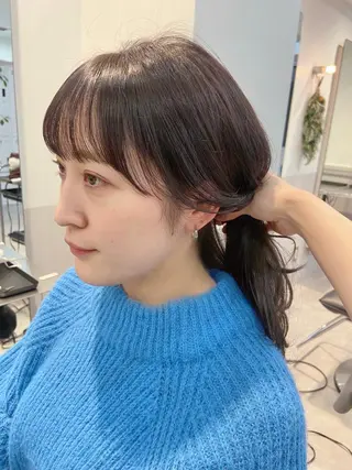 ロング カラー 山下夕月 ショート🫧ボブのヘアスタイル