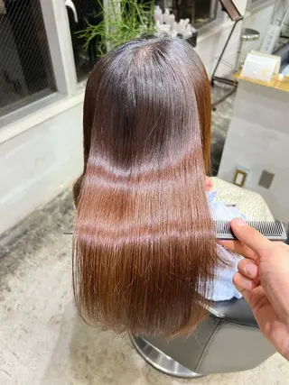 ロング パーマ 北花田美容師🍃村尾 光太/むらのヘアスタイル