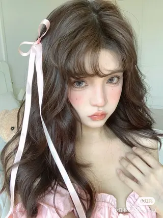 カラー 🤍ふんわりアイドル カラー🎀Rio🪽のヘアスタイル