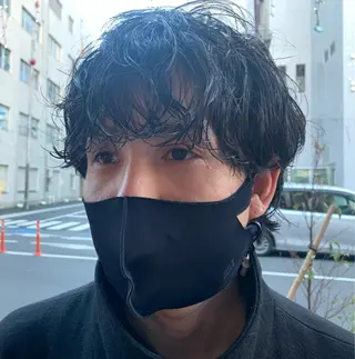 ショート パーマ メンズ SOYON 🤍CHIZU🤍.のヘアスタイル