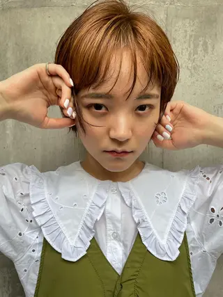 ショート カラー まつ毛パーマ🐏 NANAMIのマツエク・マツパデザイン