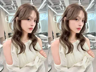 セミロング 大宮/透明感カラー 🍒古川 美涼のヘアスタイル