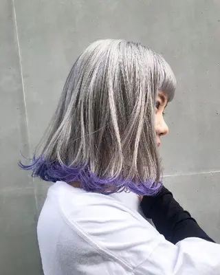 ミディアム カラー u hair所属・こばやし ももこのヘアスタイル