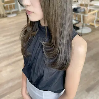 ロング ピンク・ラベンダー/ レイヤー/NANAのヘアスタイル