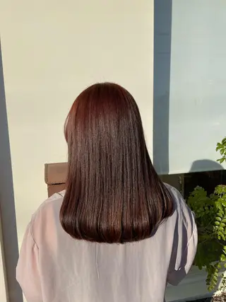 ロング カラー 新地 咲綾のヘアスタイル