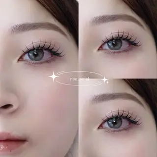 マツエク・マツパ Nozomi 韓国風束感まつ毛🩵のマツエク・マツパデザイン