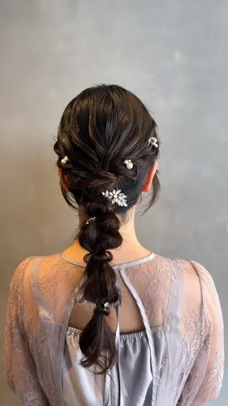 ロング 長瀬 友唯のヘアスタイル