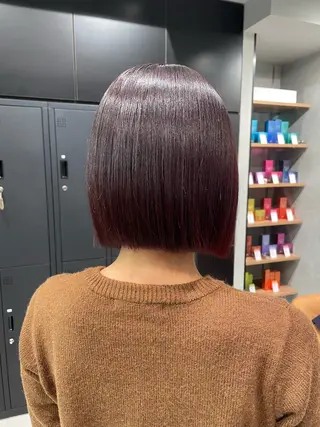 ショート カラー 暖色レイヤー 🥀REIRIのヘアスタイル