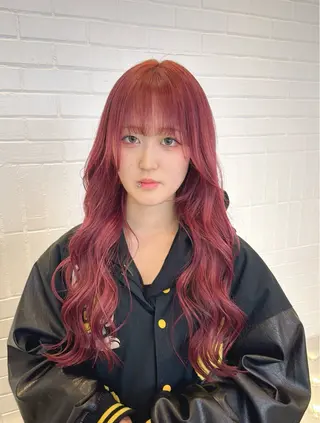 ロング カラー ザクザクレイヤー 🍀/ブリーチ/小田のヘアスタイル