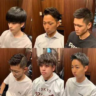 ミディアム 練習用 坂場のヘアスタイル