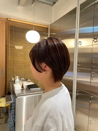 ショート カラー 樋口 花穂のヘアスタイル