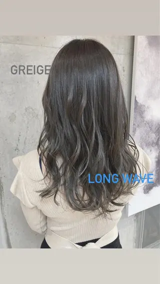 ロング カラー ナツメダ ダイキのヘアスタイル