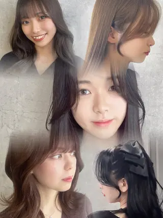セミロング トレンド韓国ヘア 🇰🇷のんのヘアスタイル