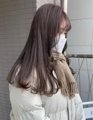 ロング Juri /暖色カラーのヘアスタイル