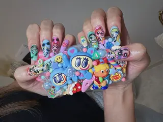 ネイル 【Eclat エクラ】nail&beauty所属・Eclat〔エクラ〕 MOEKA𝜗𝜚*のネイルデザイン