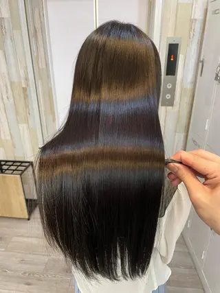 セミロング カラー HIKARU副店長/ ✨️髪質改善のヘアスタイル