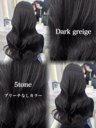 カラー 似合わせレイヤー🪽 グレージュ🪽のあのヘアスタイル