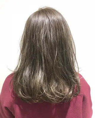 セミロング カラー 似合わせ/小顔カット 🔷山方直也のヘアスタイル