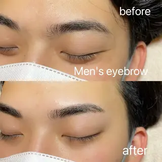 メンズ アイブロウ 恵比寿まつげサロン 🎀🎧Rukaのマツエク・マツパデザイン