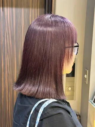 ミディアム カラー GiseL宗像所属・GiseL宗像 HiROEのヘアスタイル