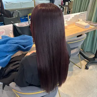 ロング カラー りあの🎀 /暖色カラー🍒のヘアスタイル