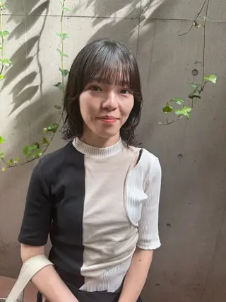 ショート パーマ 大橋 芽衣のヘアスタイル