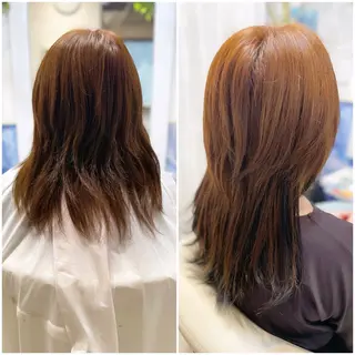 ミディアム Shelltie Fiel(シェルティフィエル)錦糸町所属・羽♡シールエクステ 🦋錦糸町YUKAのヘアスタイル