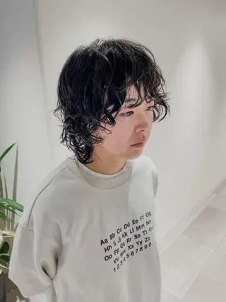 ショート パーマ Miyamoto Yasuchikaのヘアスタイル