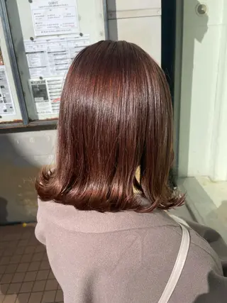 ミディアム カラー ヘアアレンジ ネイル マツエク・マツパ アイブロウ 🎨透明感モテカラー DAIKI🎨のヘアスタイル