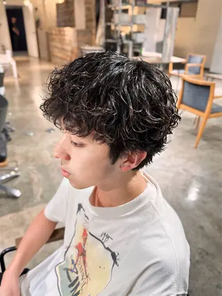 パーマ メンズ 骨格補正施術/メンズ 専門美容師/YUYAのヘアスタイル