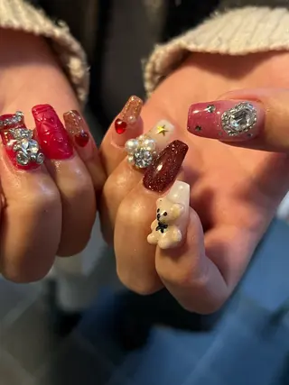 ネイル Hata nail 🎀個性派ニュアンスのネイルデザイン