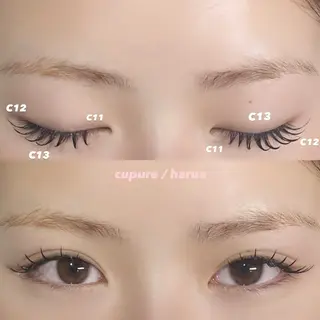 マツエク・マツパ ねいるとあいの店キュプレ橘通店所属・harua キュプレ/アイリストのマツエク・マツパデザイン