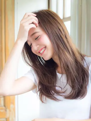 ロング カラー レイヤー/艶髪/ 髪質改善/YUYAのヘアスタイル