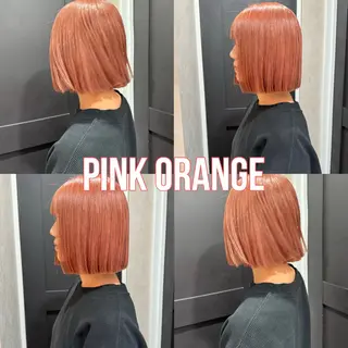 ショート カラー ayaka/暖色 /ニュアンスボブのヘアスタイル