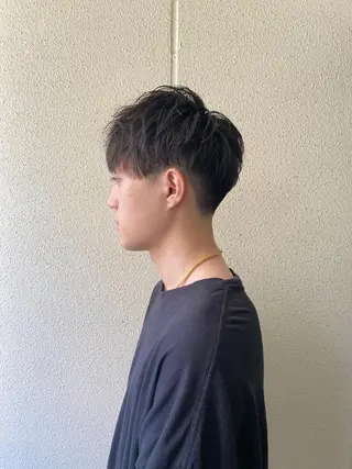 ショート パーマ メンズ ボブ/レイヤー/ メンズ/池澤慎人のヘアスタイル