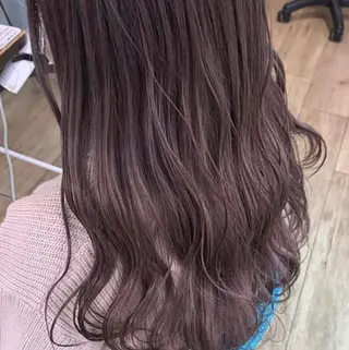 ロング カラー 暖色/まろベージュ/ シカタユウカのヘアスタイル