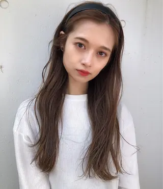 ロング カラー 遠藤 眞実のヘアスタイル