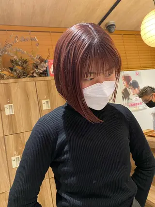 ショート カラー パーマ指名No1 /namiのヘアスタイル